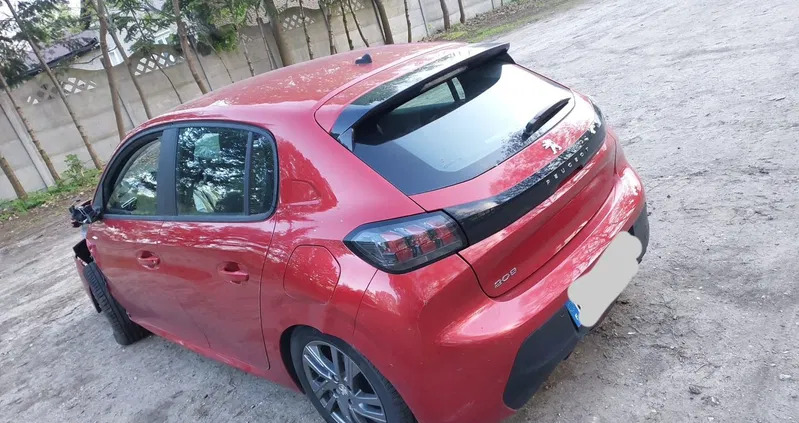 konin Peugeot 208 cena 27400 przebieg: 20000, rok produkcji 2021 z Konin